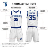 Custom Glacier Basketball Jersey Uniform Set